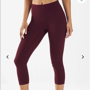 Fabletics High-Waisted Solid Power Hold Crop